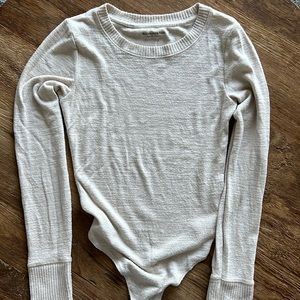 Abercrombie Soft & Cozy Crew Neck Bodysuit